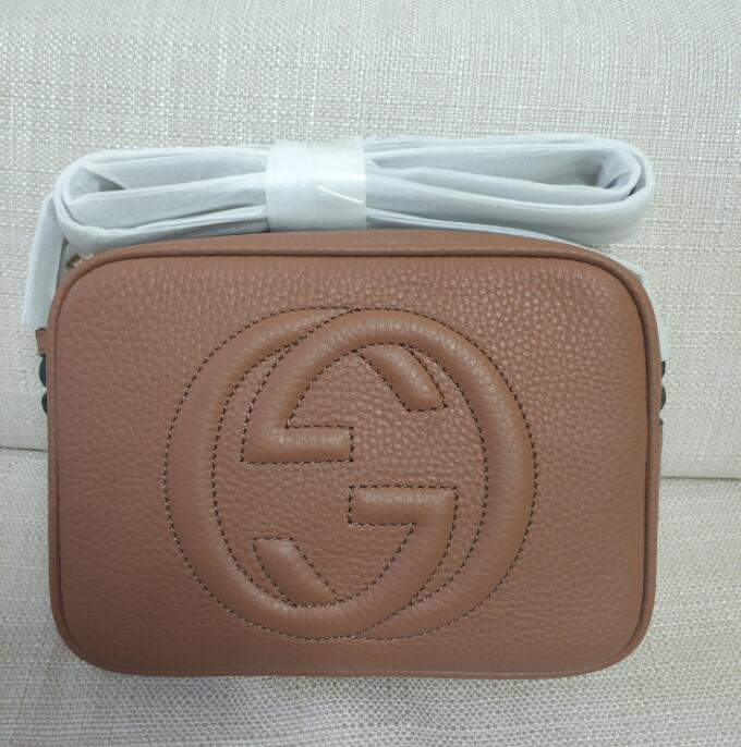 Gucci Soho small leather disco bag 308364 rose beige